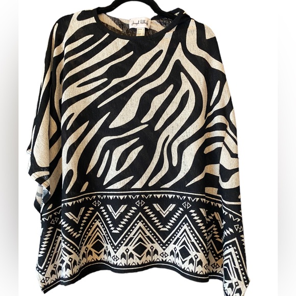 Joseph Ribkoff zebra top - Picture 1 of 4